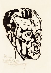 Retrato del Compositor Maurice Ravel 1875-1937 de Valentijn Edgar Van Uytvanck