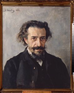 Retrato del compositor Pavel Ivanovich Blaramberg (1841-1908). Pintura de Valentin Alexandrovich Serov (1865-1911), óleo sobre lienzo de Valentin Aleksandrovich Serov