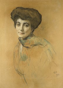 Retrato de Elena Ivanovna Roerich, 1909