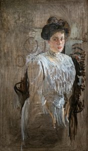 Retrato de Margarita Kirilovna Morozova de Valentin Aleksandrovich Serov