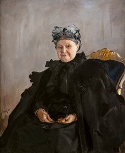 Retrato de María Fyodorovna Morozova de Valentin Aleksandrovich Serov