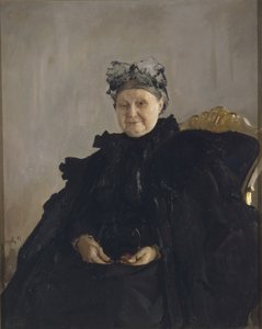 Retrato de Maria Fyodorovna Morozova, de soltera Simonova 1830-1911, 1897 de Valentin Aleksandrovich Serov