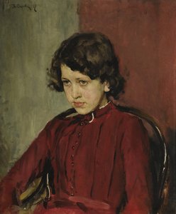 Retrato de Praskovia Anatolievna Mamontova de Valentin Aleksandrovich Serov
