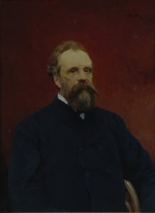 Retrato de Sergei Mikhailovich Tretyakov 1834-1892, 1895 de Valentin Aleksandrovich Serov