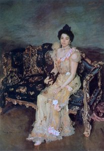 Retrato de Sofia Mikhailovna Botkina, 1899 de Valentin Aleksandrovich Serov