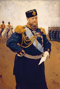 Retrato del Zar Alejandro III, 1900