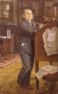 Retrato del compositor Alexander Serov 1820-1871, 1889 de Valentin Aleksandrovich Serov