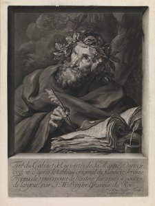 Un filósofo escribiendo de Valentin Preisler