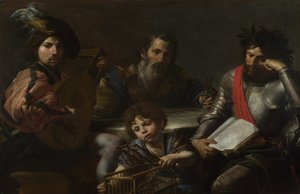 Las cuatro edades del hombre de Valentin de Boullogne