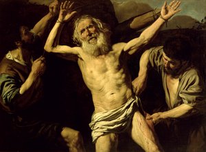 El martirio de San Bartolomé de Valentin de Boulogne