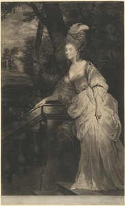 Georgiana (Spencer), Duquesa de Devonshire de Valentine Green after Sir Joshua Reynolds