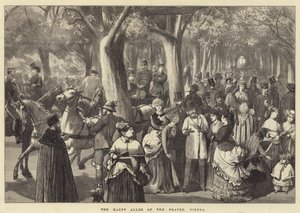 La Haupt Allee del Prater, Viena