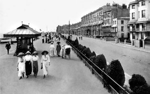 El paseo, West Worthing, West Sussex, principios del siglo XX de Valentine and Sons Ltd