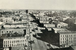 Winnipeg Hoy, Mirando Hacia la Calle Principal. - El Rápido Crecimiento del Canadá Moderno, c. 1930 de Valentine and Sons Ltd