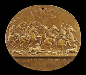 Una cacería de leones de Valerio Belli