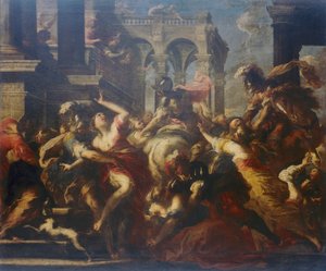 El rapto de las sabinas de Valerio Castello