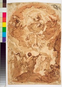 La columna y el carro del Arca de la Alianza de Valerio Castello