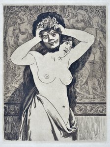 La máscara (dibujo) de Valère Bernard