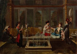 La conversación, 1730s