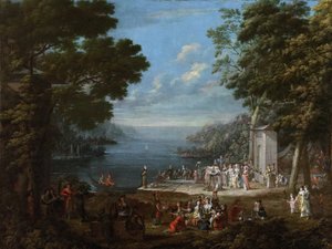 Festival de mujeres en el Bósforo, 1737