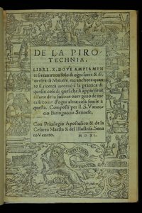 De la pirotecnia de Vannoccio Biringucci