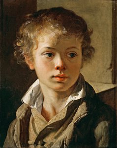 Retrato del hijo del artista, ca 1818 de Vasili Andreevich Tropinin
