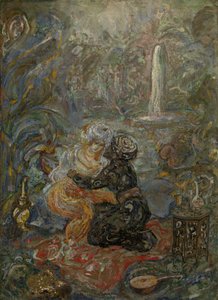 Escena oriental de Vasili Dmitrievich Millioti