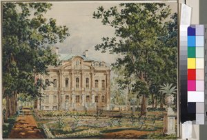 Dacha propia del emperador Alejandro II en Peterhof de Vasili Semenovich Sadovnikov
