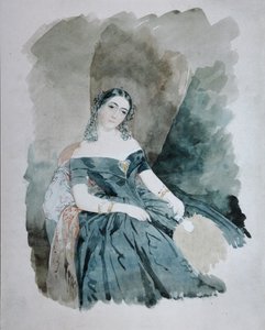 Retrato de Leonilla Ivanovna Baryatinskaya, Princesa zu Sayn Wittgenstein 1816-1918, 1846