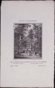 Vistas de San Petersburgo. Castillo de San Miguel, 1833 de Vasili Semenovich Sadovnikov