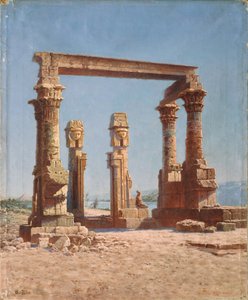 Una ruina de templo egipcio de Vasili Vasilievich Vereshchagin