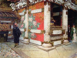 El Templo Shinto en Nikko, Japón de Vasili Vasilievich Vereshchagin