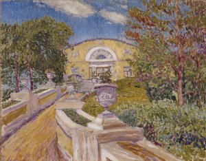 En la finca Naydenov. Moscú, 1914 de Vasili Vasilyevich Perepletchikov