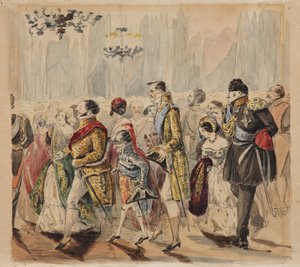 Baile de alta sociedad de Vasili Venediktovich Baranov