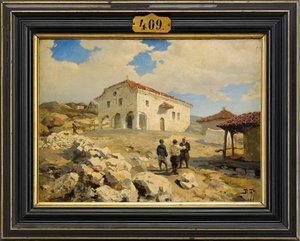 Una iglesia en los Balcanes, 1877