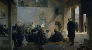Cristo entre los doctores, 1896 de Vasilij Dmitrievich Polenov