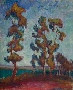 Los jóvenes robles, 1915 de Vasily Ivanovich Denisov