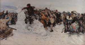 Tomar una ciudad de nieve