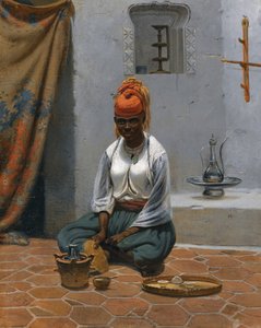 Haciendo té en Argel