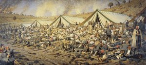 Después del ataque. Plevna, 1877-1878 de Vasily Vereshchagin