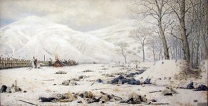 Campo de batalla en el paso de Shipka de Vasily Vereshchagin