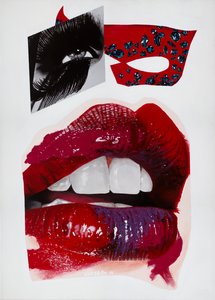 Cinta en sus ojos, 2014 (acrílico) de Vaskeen Vaskeen