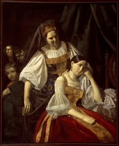 "Les preparatifs de voyage" Peinture de Vassili Feklistov (Feklistoff) (19eme siecle) 1848 Dim 141x114 cm State Russian Museum, Saint Petersburg (Petersbourg) de Vassili Feklistov