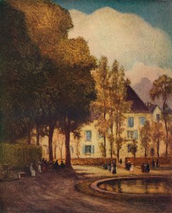 Bassin Du Dragon, Versalles, c1915 de Vaughan Trowbridge