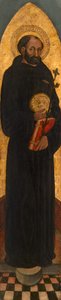 San Nicolás de Tolentino de un retablo agustino