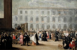 Carnaval en la Plaza de San Marcos, Venecia