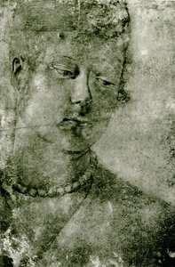 Estudio de cabeza femenina de Venetian School