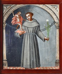 San Antonio de Padua y Jesús de Venetian School