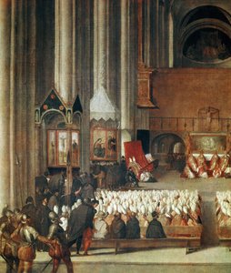 La Asamblea del Concilio de Trento de Venetian School