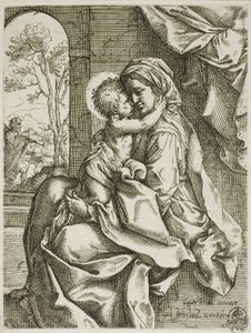 Virgen con el Niño y San José de Ventura Salimbeni